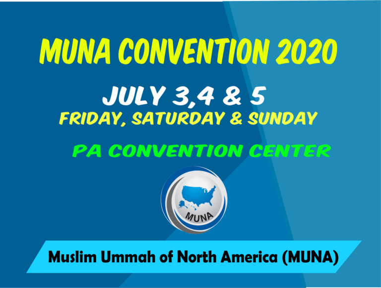 MUNA Convention 2020 Muslim Ummah of North America