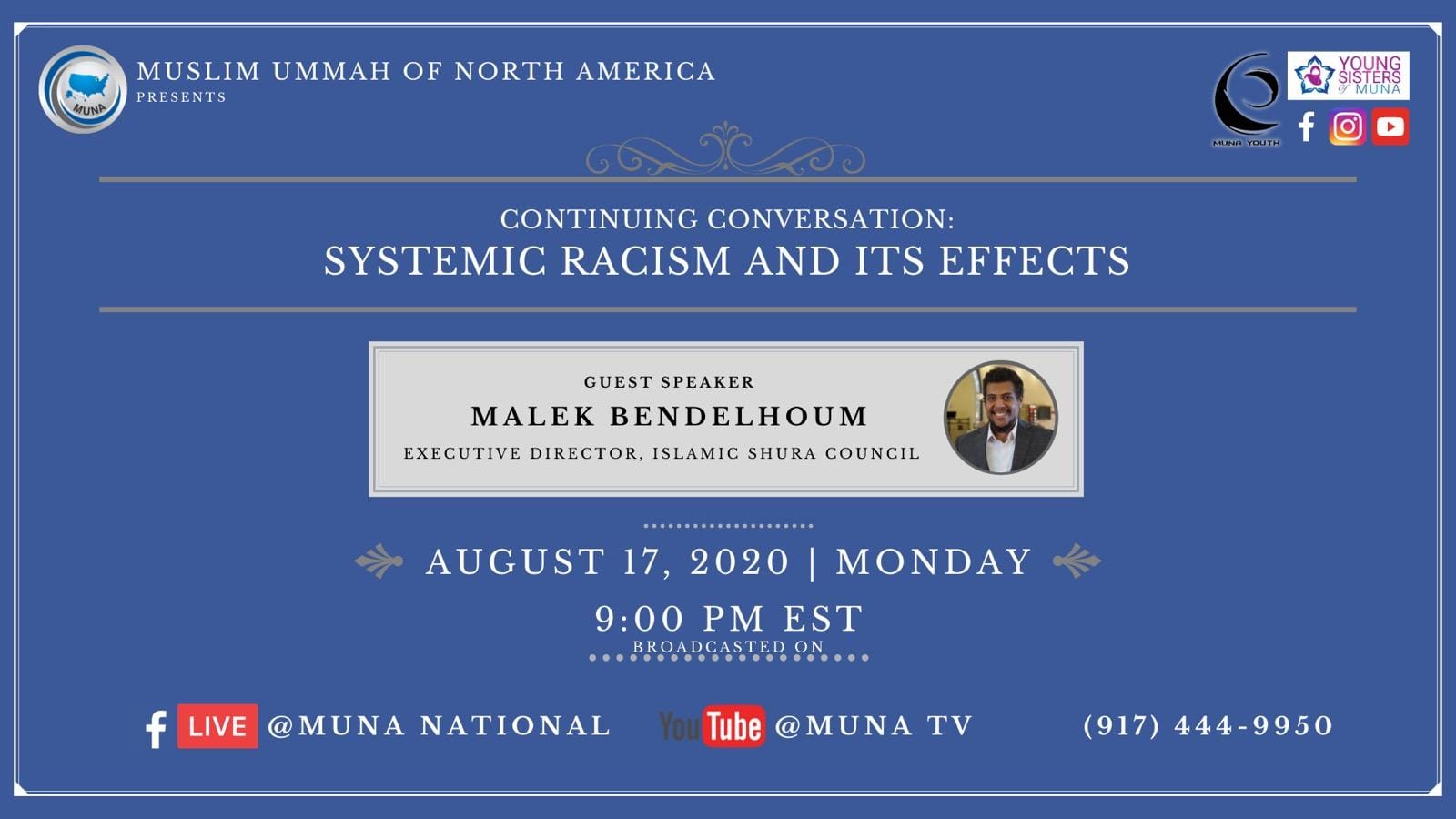 Topic – Continuing Conversation: Systemic Racism and Its Effects